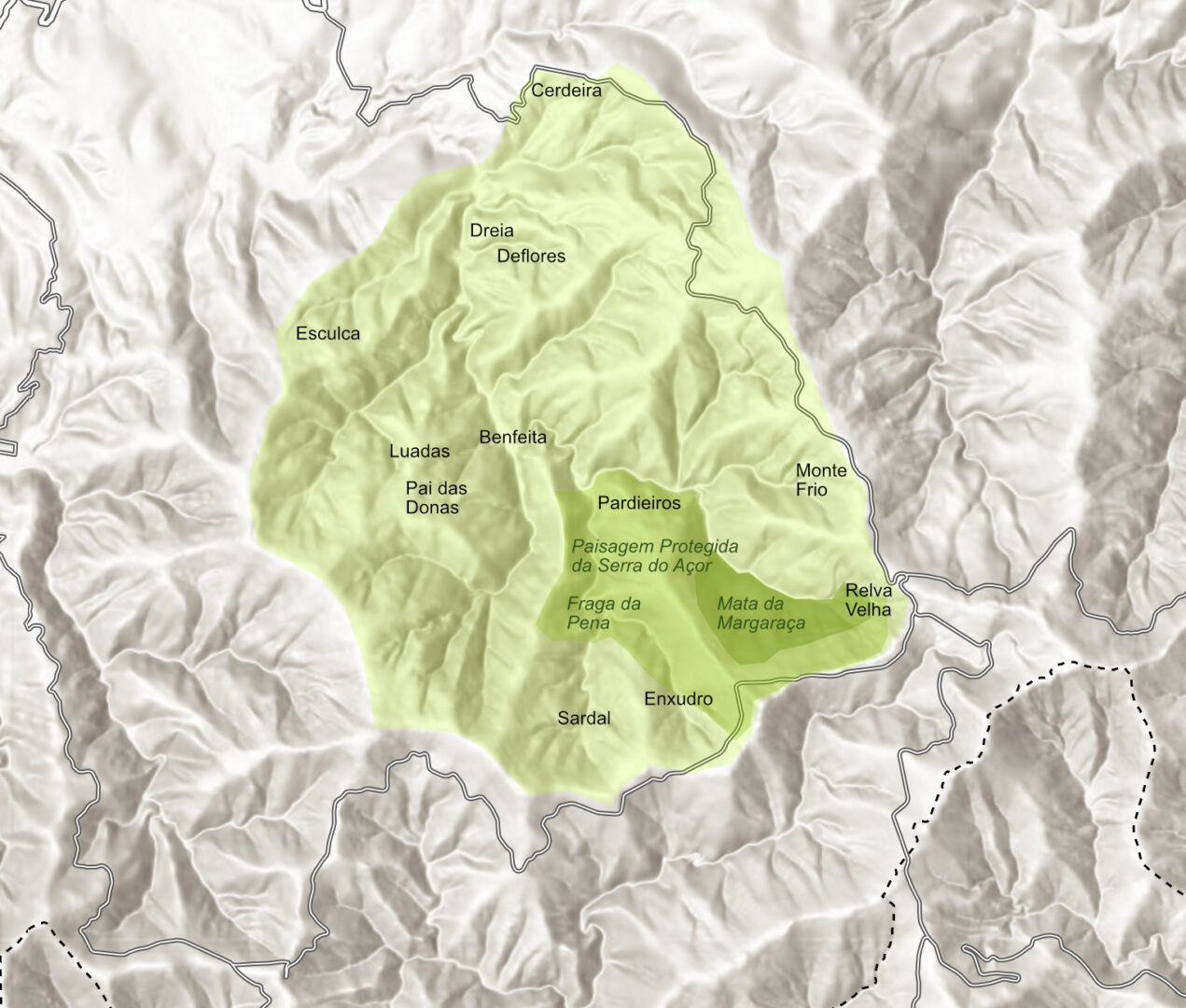 The region of Benfeita, where ArBOR promotes environmental regeneration strategies